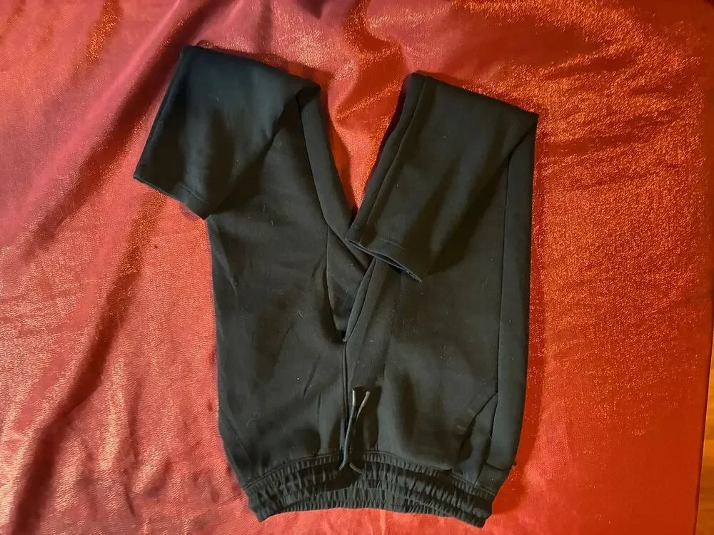 Art Class Joggers Girls 8 Black Elastic Waist Drawstring Zip Pocket
